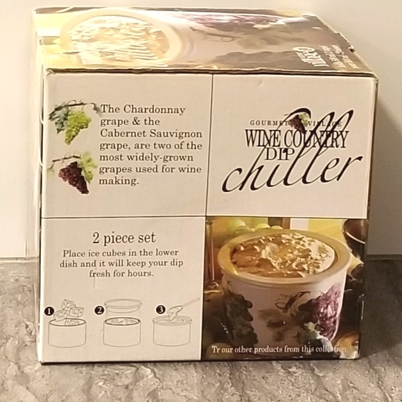 2/$25 Gourmet Village Wine & Country Dip Chiller - Picture 6 of 6